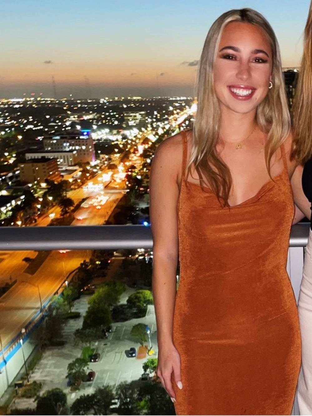 Forever 21 Rust Velvet Slip Dress - Burnt Orange
